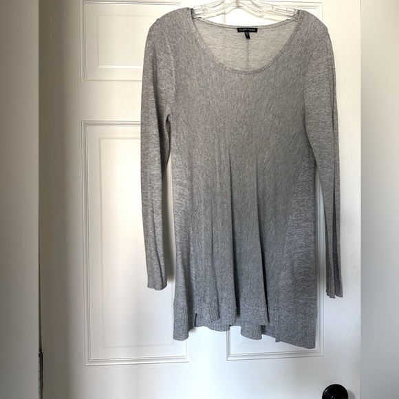 Eileen Fisher long sleeve linen blend tunic. - Picture 2 of 4